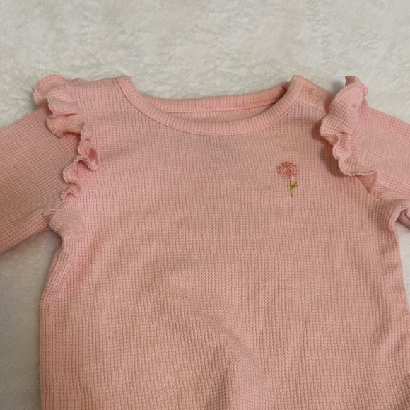 Carter's Pink Ruffle Pajama Set - Picture 2 of 2
